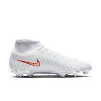 Nike Mercurial Superfly 11 Club (MG) Gras / Kunstgras Voetbalschoenen Wit Felrood Goud