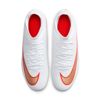 Nike Mercurial Superfly 11 Club (MG) Gras / Kunstgras Voetbalschoenen Wit Felrood Goud