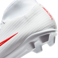 Nike Mercurial Superfly 11 Club (MG) Gras / Kunstgras Voetbalschoenen Wit Felrood Goud