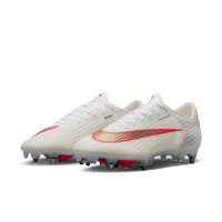 Nike Zoom Mercurial Superfly 11 Elite (SG) Iron Stud Football Boots White Bright Red Gold