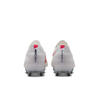 Nike Zoom Mercurial Superfly 11 Elite (SG) Iron Stud Football Boots White Bright Red Gold