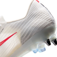 Nike Zoom Mercurial Superfly 11 Elite (SG) Iron Stud Football Boots White Bright Red Gold