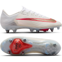 Nike Zoom Mercurial Superfly 11 Elite (SG) Iron Stud Football Boots White Bright Red Gold
