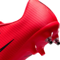 Nike Mercurial Vapor 17 Academy (SG) Iron Stud Anti-Clog Football Boots Bright Red Black Gold