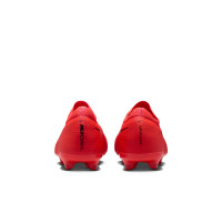Nike Mercurial Vapor 17 Pro (FG) Gras Kids Football Boots Bright Red Black Gold