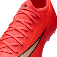 Nike Mercurial Vapor 17 Pro (FG) Gras Kids Football Boots Bright Red Black Gold