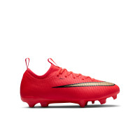 Nike Mercurial Vapor 17 Academy (MG) Grass/Artificial Grass Football Boots Kids Bright Red Black Gold