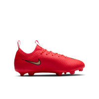 Nike Mercurial Vapor 17 Academy (MG) Grass/Artificial Grass Football Boots Kids Bright Red Black Gold