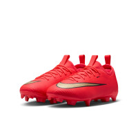 Nike Mercurial Vapor 17 Academy (MG) Grass/Artificial Grass Football Boots Kids Bright Red Black Gold