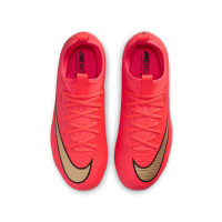 Nike Mercurial Vapor 17 Academy (MG) Grass/Artificial Grass Football Boots Kids Bright Red Black Gold