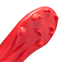 Nike Mercurial Vapor 17 Academy (MG) Grass/Artificial Grass Football Boots Kids Bright Red Black Gold