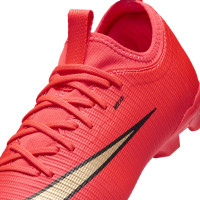 Nike Mercurial Vapor 17 Academy (MG) Grass/Artificial Grass Football Boots Kids Bright Red Black Gold