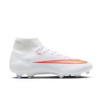 Nike Mercurial Superfly 11 Academy (MG) Grass/Artificial Grass Football Boots White Bright Red Gold