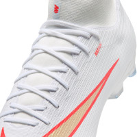 Nike Mercurial Superfly 11 Academy (MG) Grass/Artificial Grass Football Boots White Bright Red Gold