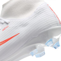 Nike Mercurial Superfly 11 Academy (MG) Grass/Artificial Grass Football Boots White Bright Red Gold