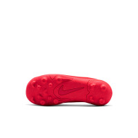 Nike Mercurial Vapor 17 Club Flex (MG) Gras / Kunstgras Voetbalschoenen Kids Felrood Zwart Goud