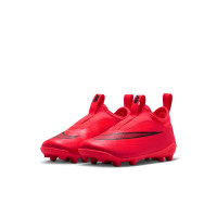 Nike Mercurial Vapor 17 Club Flex (MG) Gras / Kunstgras Voetbalschoenen Kids Felrood Zwart Goud