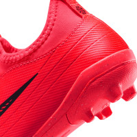 Nike Mercurial Vapor 17 Club Flex (MG) Gras / Kunstgras Voetbalschoenen Kids Felrood Zwart Goud