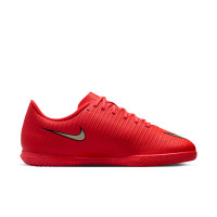 Nike Mercurial Vapor 17 Club (IN) Kids Indoor Football Boots Bright Red Black Gold