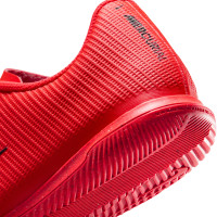 Nike Mercurial Vapor 17 Club (IN) Kids Indoor Football Boots Bright Red Black Gold