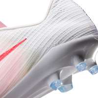 Nike Zoom Mercurial Superfly 11 Pro (AG) Artificial Grass Football Boots White Bright Red Gold