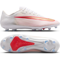 Nike Zoom Mercurial Superfly 11 Pro (AG) Artificial Grass Football Boots White Bright Red Gold