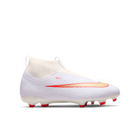 Nike Mercurial Superfly 11 Academy (MG) Grass/Artificial Grass Football Boots Kids White Bright Red Gold