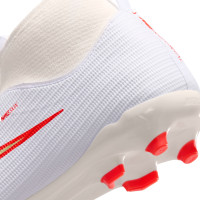 Nike Mercurial Superfly 11 Academy (MG) Grass/Artificial Grass Football Boots Kids White Bright Red Gold