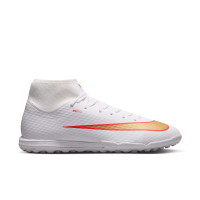 Nike Mercurial Superfly 11 Academy (TF) Turf Football Boots White Bright Red Gold