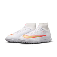 Nike Mercurial Superfly 11 Academy (TF) Turf Football Boots White Bright Red Gold