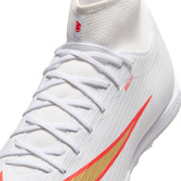 Nike Mercurial Superfly 11 Academy (TF) Turf Football Boots White Bright Red Gold