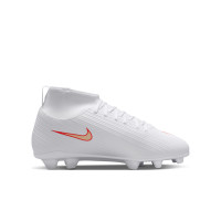 Nike Mercurial Superfly 11 Club (MG) Grass/Artificial Grass Football Boots Kids White Bright Red Gold