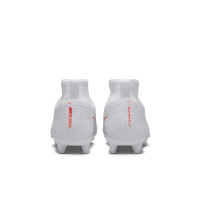 Nike Mercurial Superfly 11 Club (MG) Grass/Artificial Grass Football Boots Kids White Bright Red Gold