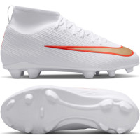 Nike Mercurial Superfly 11 Club (MG) Grass/Artificial Grass Football Boots Kids White Bright Red Gold