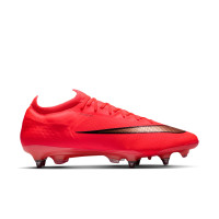 Nike Mercurial Vapor 17 Elite (SG) Iron Stud Football Boots Bright Red Black Gold