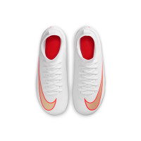 Nike Mercurial Superfly 11 Club (MG) Grass/Artificial Grass Football Boots Toddlers White Bright Red Gold
