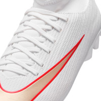Nike Mercurial Superfly 11 Club (MG) Grass/Artificial Grass Football Boots Toddlers White Bright Red Gold