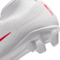 Nike Mercurial Superfly 11 Club (MG) Grass/Artificial Grass Football Boots Toddlers White Bright Red Gold