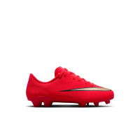 Nike Mercurial Vapor 17 Club (MG) Gras / Kunstgras Voetbalschoenen Peuters/Kleuters Felrood Zwart Goud
