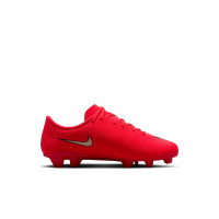 Nike Mercurial Vapor 17 Club (MG) Gras / Kunstgras Voetbalschoenen Peuters/Kleuters Felrood Zwart Goud