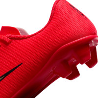 Nike Mercurial Vapor 17 Club (MG) Gras / Kunstgras Voetbalschoenen Peuters/Kleuters Felrood Zwart Goud