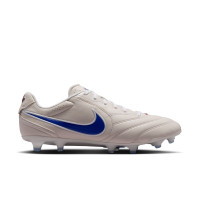 Nike Tiempo Ligera (FG) Pro Gras Football Boots Chalk White Blue White