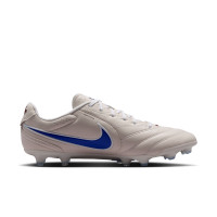 Nike Tiempo Ligera (FG) Pro Gras Football Boots Chalk White Blue White