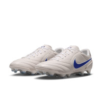 Nike Tiempo Ligera (FG) Pro Gras Football Boots Chalk White Blue White