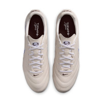 Nike Tiempo Ligera (FG) Pro Gras Football Boots Chalk White Blue White