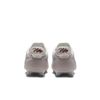 Nike Tiempo Ligera (FG) Pro Gras Football Boots Chalk White Blue White