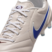Nike Tiempo Ligera (FG) Pro Gras Football Boots Chalk White Blue White