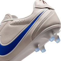 Nike Tiempo Ligera (FG) Pro Gras Football Boots Chalk White Blue White