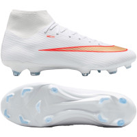 Nike Mercurial Superfly 11 Academy (MG) Grass/Artificial Grass Football Boots White Bright Red Gold