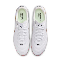 Nike Tiempo Ligera Pro (FG) Gras Football Boots White Gold Bright Red